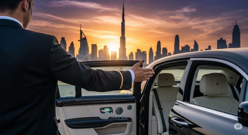 Luxury chauffeur service Dubai Abu Dhabi